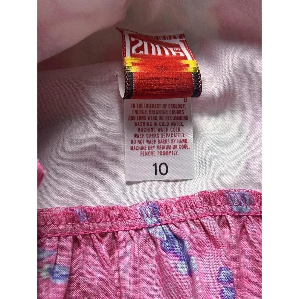 Vintage Chocolate Soup Pink Floral Round Lace Collar Shortalls Romper‎ Outfit 10